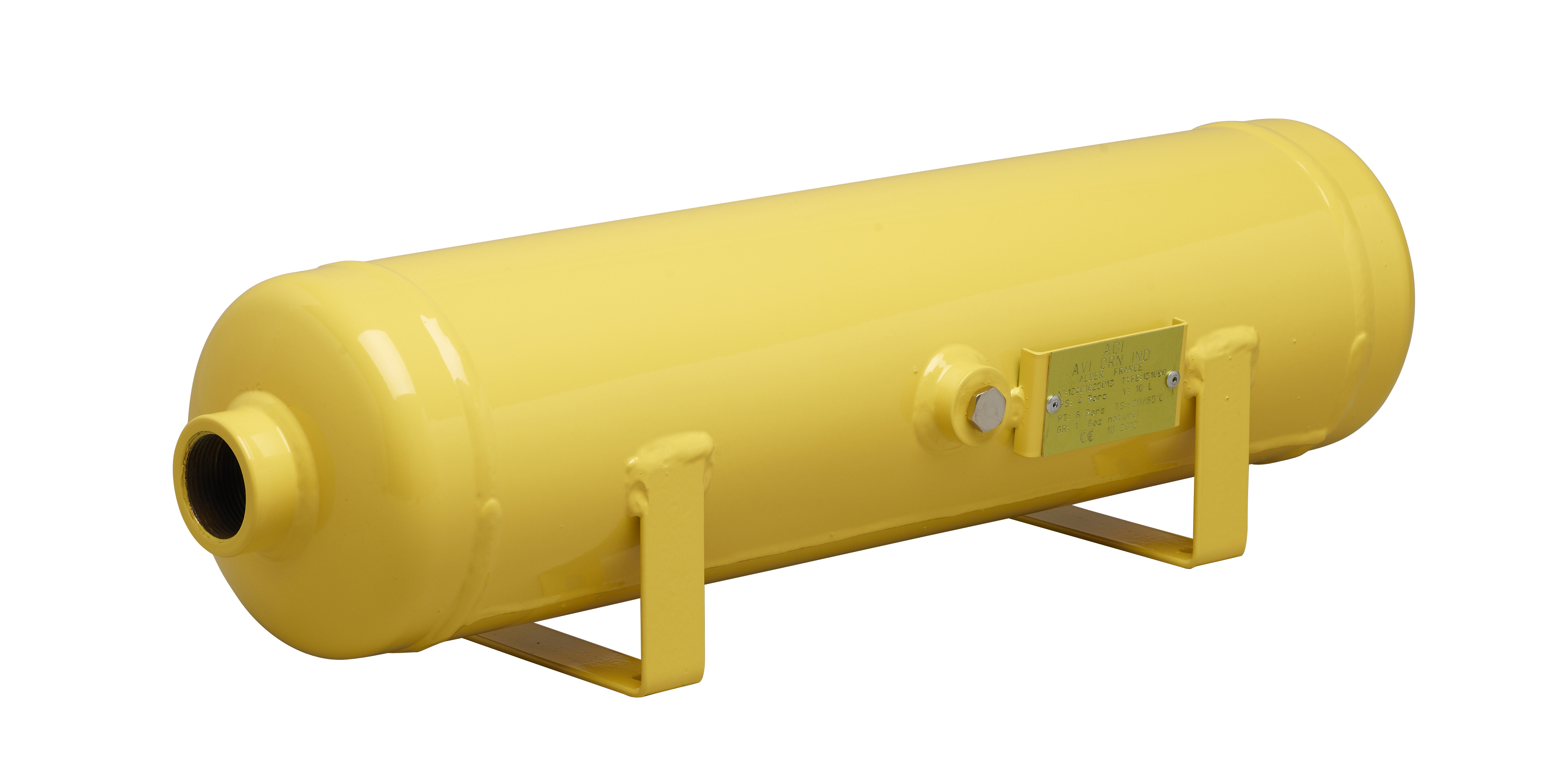 CAPACITE TAMPON 25 LITRES E-S F 1"1/2 avec 2 piquages F 1/4" pour mano - boite