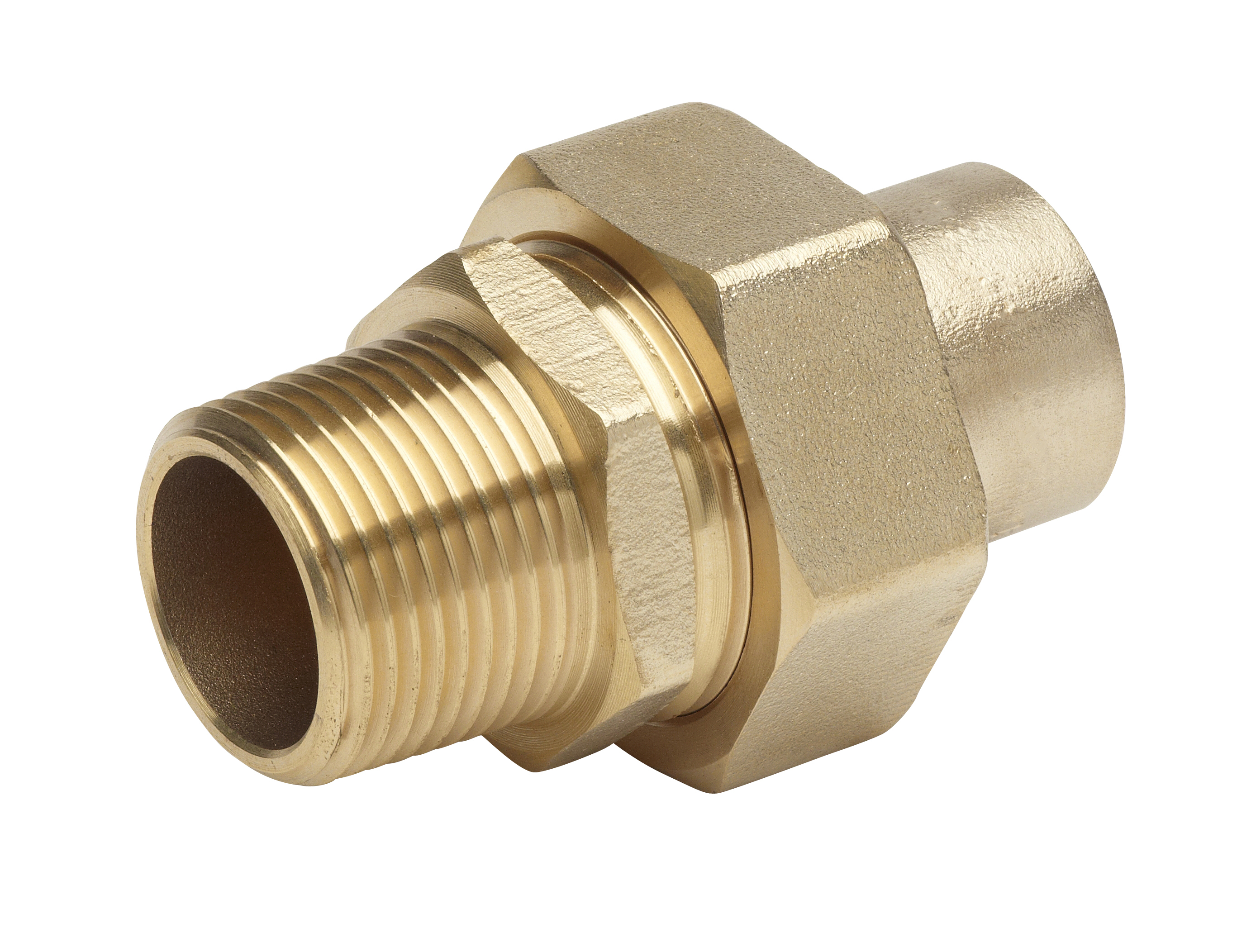 RACCORD LAITON 3PIECES G 1/2" pour Cu18 sachet -