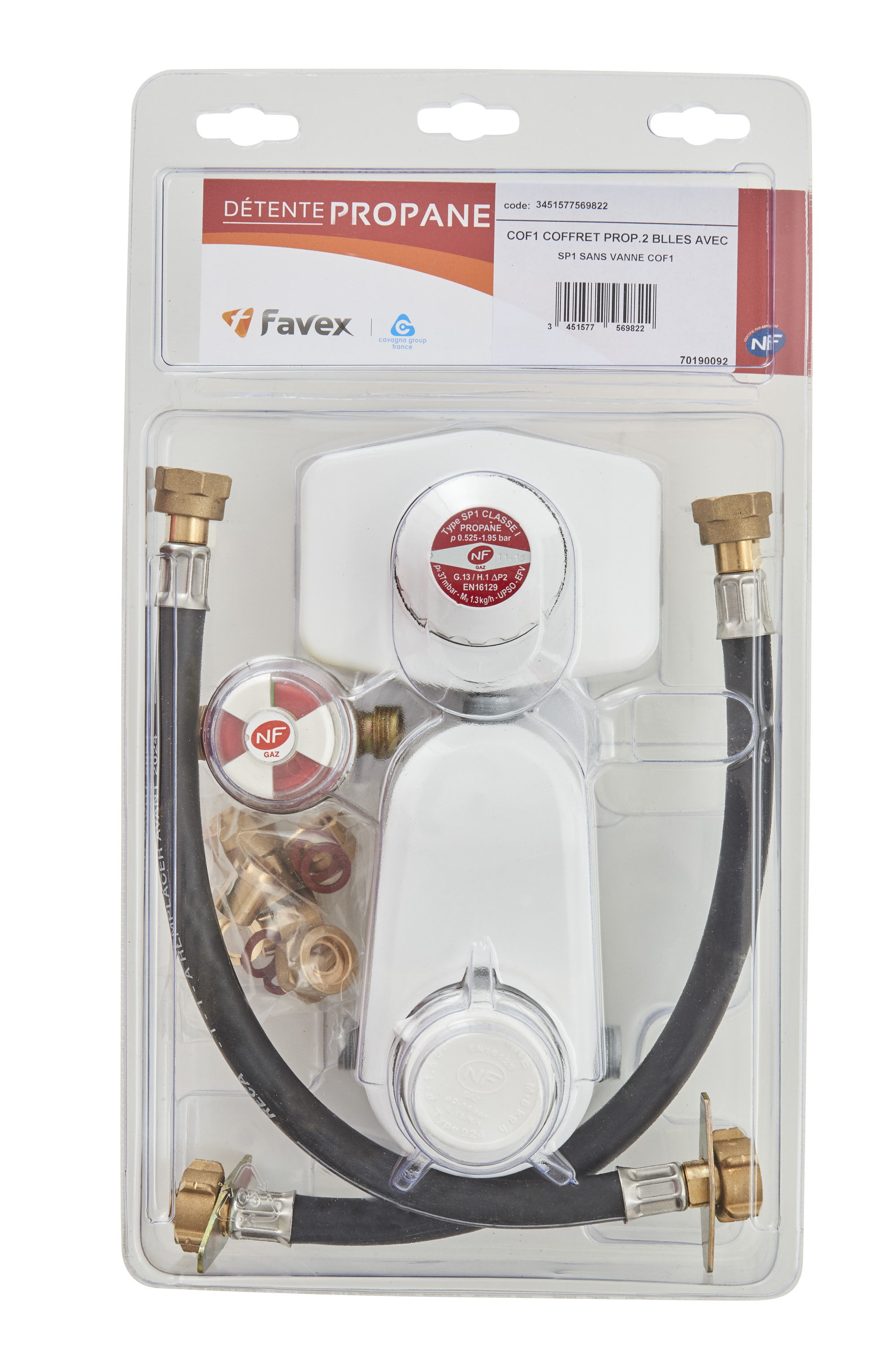 COF01 COFFRET PROP.2 BLLES AVEC SP1 + VANNE COF01