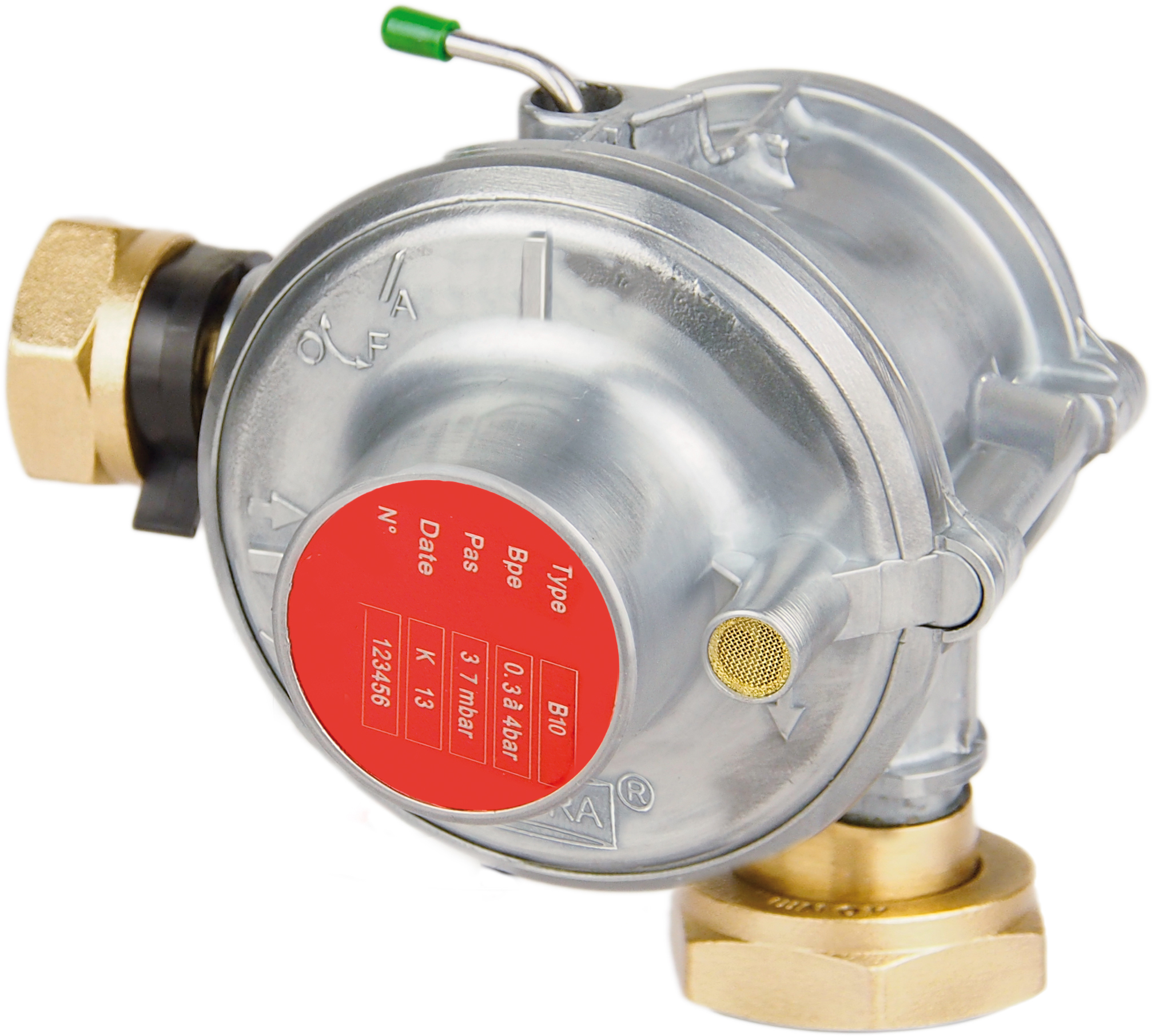 REGULATEUR B10T 37MBAR E : EC JSC 3/4" S : EC JPC DN P E : 0.3 bar P S: 37mbar